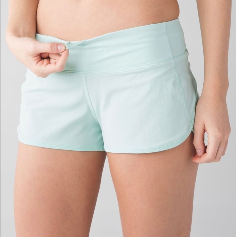 Sea mist lululemon speed short 2.5”